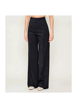 HUGO Spodnie Himia | flare fit | z dodatkiem wełny ze sklepu Gomez Fashion Store w kategorii Spodnie damskie - zdjęcie 187926761