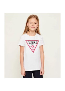 Guess T-shirt | Regular Fit ze sklepu Gomez Fashion Store w kategorii Bluzki dziewczęce - zdjęcie 187926764