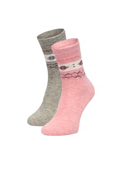 GINO ROSSI Skarpety długie CEO_BR_GR_006_W_AW25 (2 PACK) Kolorowy ze sklepu MODIVO w kategorii Skarpetki damskie - zdjęcie 187927342