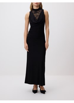 Reserved - Sukienka maxi z koronką - czarny ze sklepu Reserved w kategorii Sukienki - zdjęcie 187927821