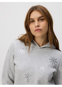 Reserved - Bluza ze świątecznym motywem - ciemnoszary ze sklepu Reserved w kategorii Bluzy damskie - zdjęcie 187927934