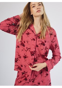 Reserved - Dwuczęściowa piżama we wzory - różowy ze sklepu Reserved w kategorii Piżamy damskie - zdjęcie 187928431