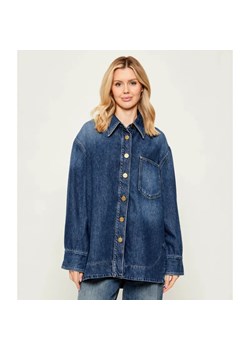 Pinko Jeansowa koszula OLIVASTRO | Oversize fit ze sklepu Gomez Fashion Store w kategorii Koszule damskie - zdjęcie 187928861