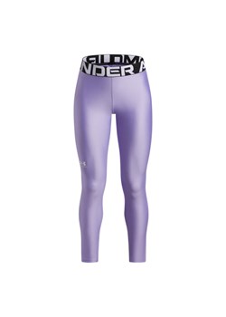 Dziewczęce legginsy treningowe Under Armour HG Legging - fioletowe ze sklepu Sportstylestory.com w kategorii Spodnie dziewczęce - zdjęcie 187930833