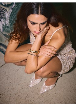 Mohito - Czółenka na szpilce - kremowy ze sklepu Mohito w kategorii Czółenka - zdjęcie 187930884