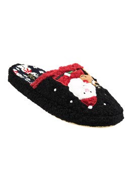 Kapcie damskie American Club SL 21/24, czarne ze sklepu ulubioneobuwie w kategorii Kapcie damskie - zdjęcie 187931380