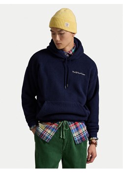Polo Ralph Lauren Polar 710981779001 Granatowy Relaxed Fit ze sklepu MODIVO w kategorii Bluzy męskie - zdjęcie 187931663