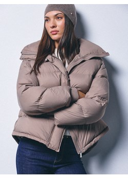 Mohito - Puchowa beżowa kurtka - brązowy ze sklepu Mohito w kategorii Kurtki damskie - zdjęcie 187932441