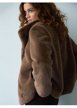 Mohito - Sztuczne futerko - ciemnobrązowy ze sklepu Mohito w kategorii Futra damskie - zdjęcie 187932462