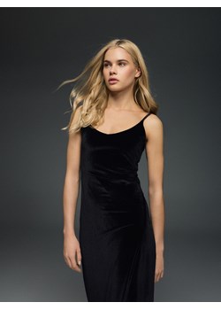 Reserved - Sukienka maxi z asymetrycznym rozcięciem - czarny ze sklepu Reserved w kategorii Sukienki - zdjęcie 187932723