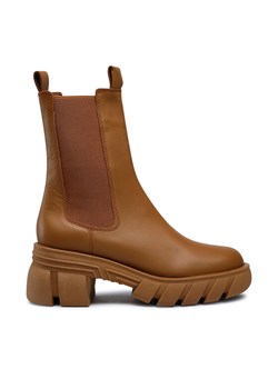 Sztyblety Badura 222FW34 Brązowy ze sklepu eobuwie.pl w kategorii Workery damskie - zdjęcie 187933763