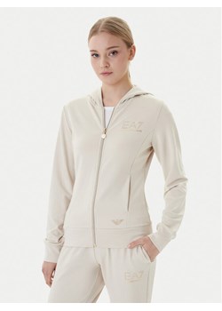 EA7 Emporio Armani Bluza 7W001044 AF12482 U1088 Beżowy Regular Fit ze sklepu MODIVO w kategorii Bluzy damskie - zdjęcie 187934094