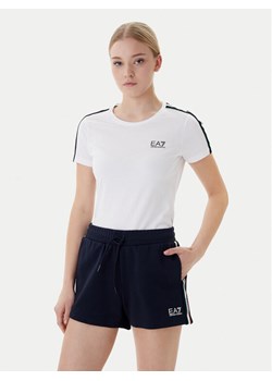 EA7 Emporio Armani T-Shirt 7W001220 AF12503 U0002 Biały Regular Fit ze sklepu MODIVO w kategorii Bluzki damskie - zdjęcie 187934102