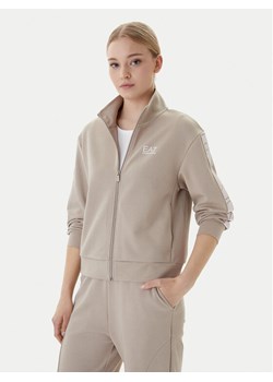 EA7 Emporio Armani Bluza 7W001152 AF12501 U6225 Beżowy Regular Fit ze sklepu MODIVO w kategorii Bluzy damskie - zdjęcie 187934111