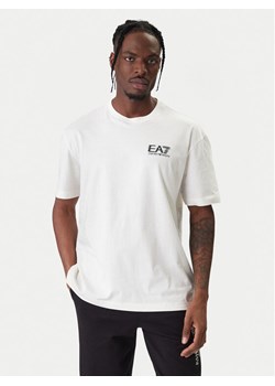 EA7 Emporio Armani T-Shirt 7M001327 AF17789 U0004 Écru Relaxed Fit ze sklepu MODIVO w kategorii T-shirty męskie - zdjęcie 187934160