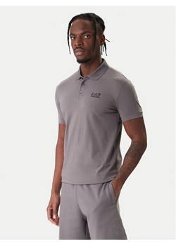 EA7 Emporio Armani Polo 8NPF14 PJVQZ U8086 Szary Regular Fit ze sklepu MODIVO w kategorii T-shirty męskie - zdjęcie 187934161