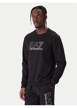 EA7 Emporio Armani Bluza 7M001312 AF13512 UC001 Czarny Regular Fit ze sklepu MODIVO w kategorii Bluzy męskie - zdjęcie 187934171