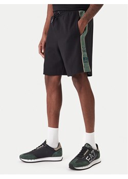 EA7 Emporio Armani Szorty sportowe 7M001501 AF12660 UC001 Czarny Regular Fit ze sklepu MODIVO w kategorii Spodenki męskie - zdjęcie 187934194