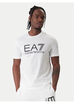 EA7 Emporio Armani T-Shirt 7M001412 AF22264 U0002 Biały Regular Fit ze sklepu MODIVO w kategorii T-shirty męskie - zdjęcie 187934211