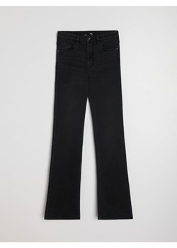 Sinsay - Jeansy flare mid waist - czarny ze sklepu Sinsay w kategorii Jeansy damskie - zdjęcie 187935844