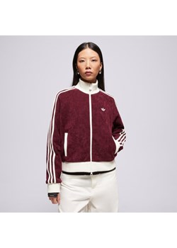 ADIDAS BLUZA ROZPINANA VELOUR KNIT TRACK TOP ze sklepu Sizeer w kategorii Bluzy damskie - zdjęcie 187936521