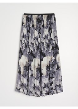 Sinsay - Plisowana spódnica midi ze wzorem - wielobarwny ze sklepu Sinsay w kategorii Spódnice - zdjęcie 187937671
