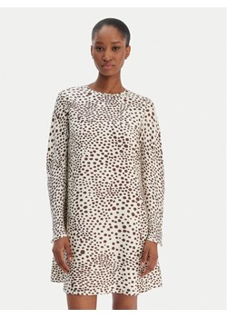 Marella Sukienka codzienna Samba 2613221171 Écru Regular Fit ze sklepu MODIVO w kategorii Sukienki - zdjęcie 187938244