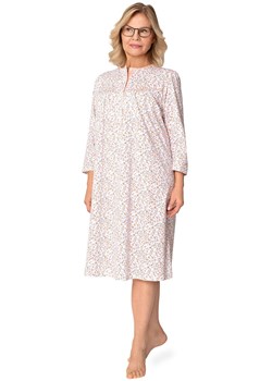 Bawełniana koszula nocna damska z długim rękawem Bogna II 204 33, Kolor biało-pomarańczowy, Rozmiar 2XL, MARTEL ze sklepu Primodo w kategorii Koszule nocne - zdjęcie 187938773