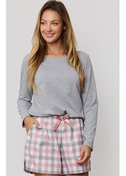 Mefemi piżama damska z krótką nogawką Stella, Kolor szaro-różowy, Rozmiar S, Mefemi ze sklepu Primodo w kategorii Piżamy damskie - zdjęcie 187938790