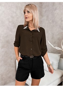 koszula nevita brązowa one size ze sklepu UBRA w kategorii Koszule damskie - zdjęcie 187938832