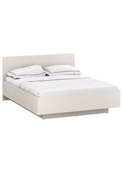 Kaszmirowe łóżko z pojemnikiem na pościel 160x200 cm R6-A60 ze sklepu Edinos.pl w kategorii Łóżka i materace - zdjęcie 187939204