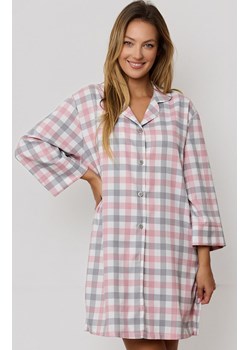 Mefami rozpinana koszula nocna Stella, Kolor szaro-różowy, Rozmiar S, Mefemi ze sklepu Intymna w kategorii Koszule nocne - zdjęcie 187939262