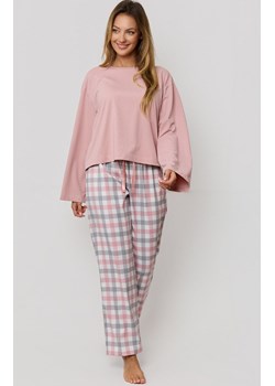 Mefemi długa piżama damska Stella, Kolor różowo-szary, Rozmiar S, Mefemi ze sklepu Intymna w kategorii Piżamy damskie - zdjęcie 187939272