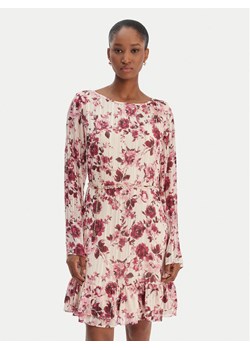 Guess Sukienka codzienna W6RK37 WJ712 Beżowy Regular Fit ze sklepu MODIVO w kategorii Sukienki - zdjęcie 187939903