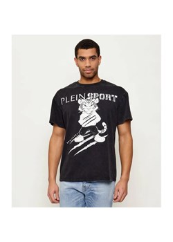 Plein Sport T-shirt Scratch Tiger | Loose fit ze sklepu Gomez Fashion Store w kategorii T-shirty męskie - zdjęcie 187940164