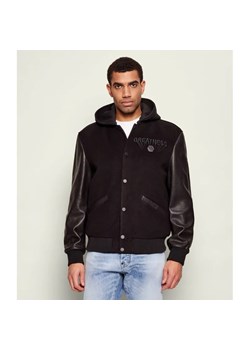 Philipp Plein Kurtka bomber | Regular Fit | z dodatkiem skóry ze sklepu Gomez Fashion Store w kategorii Kurtki męskie - zdjęcie 187940192