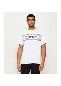 Plein Sport T-shirt Logo Lettering | Loose fit ze sklepu Gomez Fashion Store w kategorii T-shirty męskie - zdjęcie 187940372