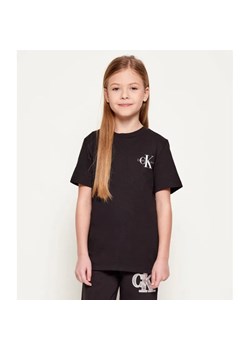 Calvin Klein Jeans T-shirt | Regular Fit ze sklepu Gomez Fashion Store w kategorii Bluzki dziewczęce - zdjęcie 187942210