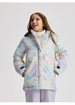 Reserved - Ocieplana kurtka z kapturem - wielobarwny ze sklepu Reserved w kategorii Kurtki dziewczęce - zdjęcie 187942442