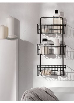 Sinsay - Półka z trzema koszykami - czarny ze sklepu Sinsay w kategorii Półki - zdjęcie 187943042