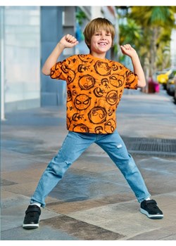 Sinsay - Bawełniana koszulka z krótkim rękawem Spider-Man - pomarańczowy ze sklepu Sinsay w kategorii T-shirty chłopięce - zdjęcie 187943053