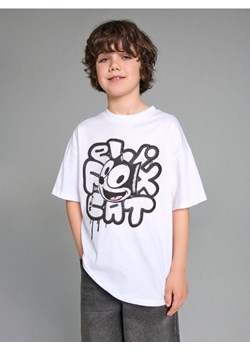 Sinsay - Koszulka z nadrukiem Felix the Cat - biały ze sklepu Sinsay w kategorii T-shirty chłopięce - zdjęcie 187943091