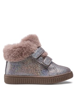 Trzewiki Nelli Blu AVO-291-087 Srebrny ze sklepu eobuwie.pl w kategorii Buty zimowe dziecięce - zdjęcie 187943172