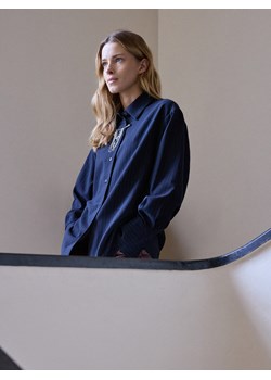 Reserved - Koszula w prążek - szary ze sklepu Reserved w kategorii Bluzki damskie - zdjęcie 187943833