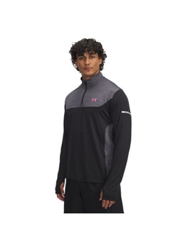 Męska bluza treningowa nierozpinana bez kaptura Under Armour UA Tech Utility 1/4 Zip - czarna ze sklepu Sportstylestory.com w kategorii Bluzy męskie - zdjęcie 187944034