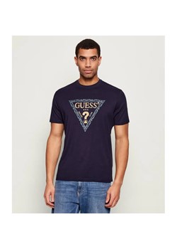 GUESS T-shirt GOLDEN TRIANGLE | Regular Fit ze sklepu Gomez Fashion Store w kategorii T-shirty męskie - zdjęcie 187944223
