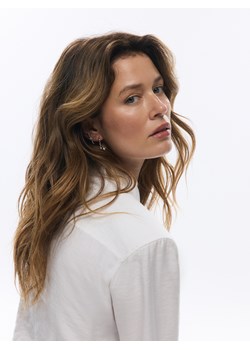 Reserved - Pozłacane kolczyki z cyrkoniami - złoty ze sklepu Reserved w kategorii Kolczyki - zdjęcie 187946583