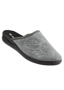 Kapcie damskie Inblu LV-18 szare ze sklepu ulubioneobuwie w kategorii Kapcie damskie - zdjęcie 187946744