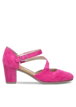 Półbuty Rieker 41080-31 Różowy ze sklepu eobuwie.pl w kategorii Czółenka - zdjęcie 187946762