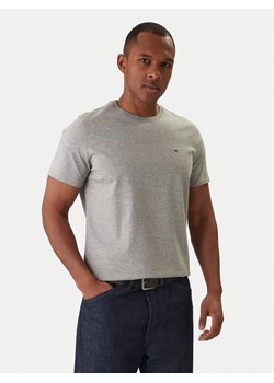 Tommy Jeans T-Shirt DM0DM04411 Szary Slim Fit ze sklepu MODIVO w kategorii T-shirty męskie - zdjęcie 187946991